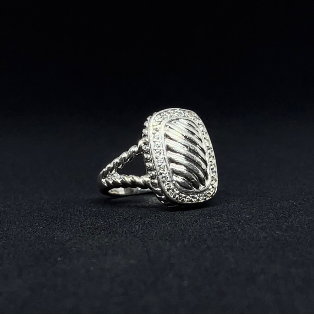 STERLING SILVER COCKTAIL RING